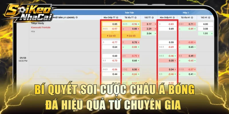 Bí quyết soi cược Châu Á bóng đá hiệu quả từ chuyên gia 
